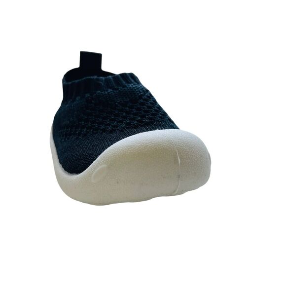 2 Tiny Feet Knitted Breathable Non-Slip Shoes Black Size 5-5.5 (13-18 months) - Picture 8 of 10
